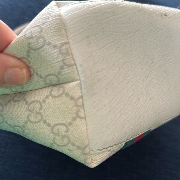 Gucci Cream and Green Tote Bag - Picture 7 of 15
